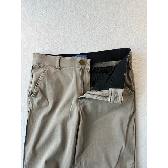 Democracy Womens Pants Size 10 Gray Workpants Chino Style Stretch Slit Pocket - Picture 3 of 12